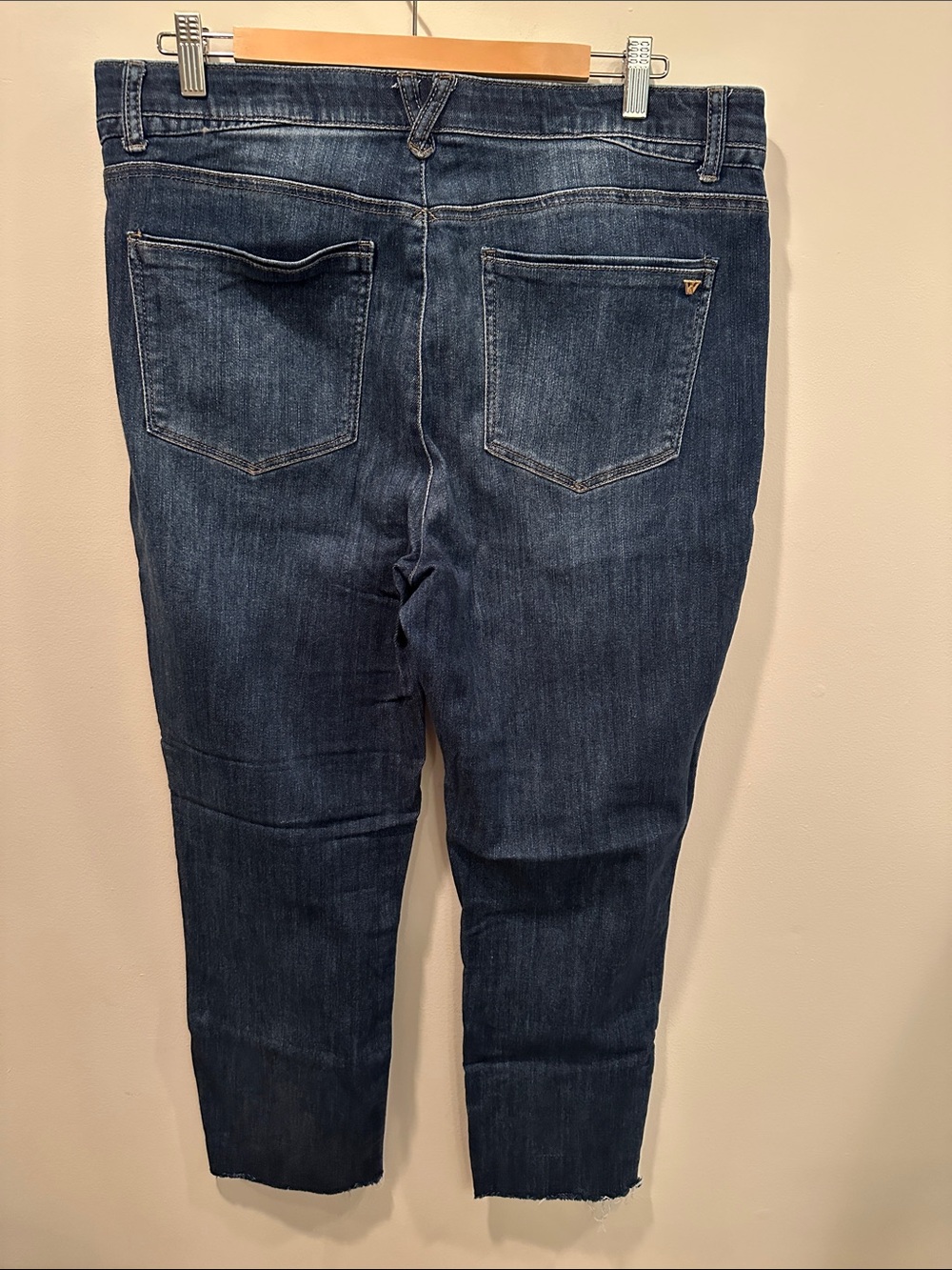 Wit & Wisdom Dark Blue Cropped Slim Straight Jeans - Picture 2 of 6